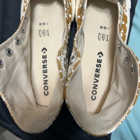 Converse Chuck Taylor All Star Floral Paisley Platform Sneakers Women's Size 7 - Picture 10 of 12